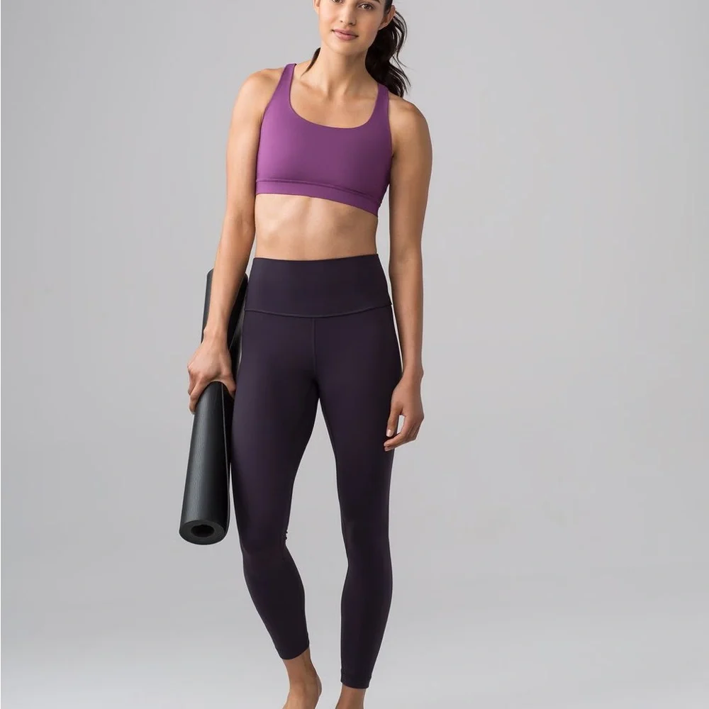 Lululemon Align Pants 25” Boysenberry Sz 2 Womens Buttery Soft Nulu Leggings - Picture 2 of 7